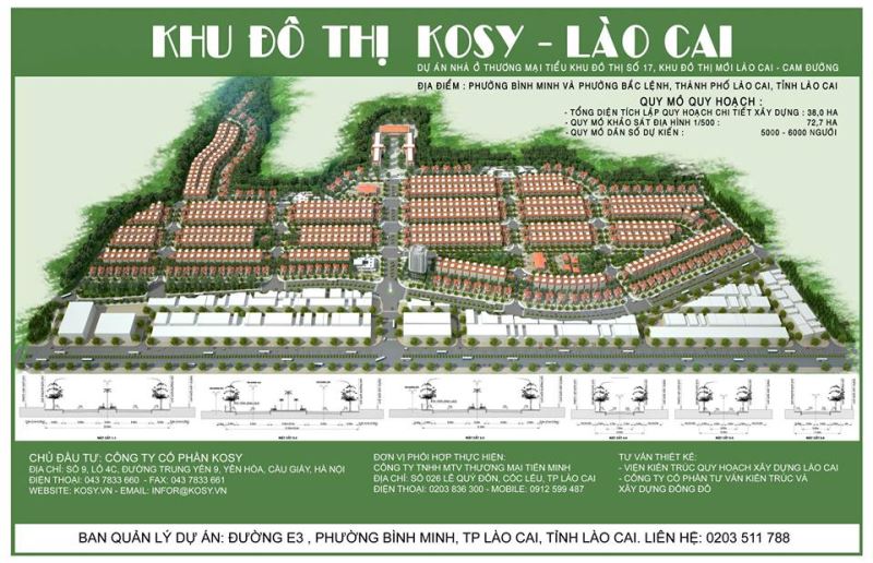 Dự án: Tiểu khu đô thị 17 (Kosy)